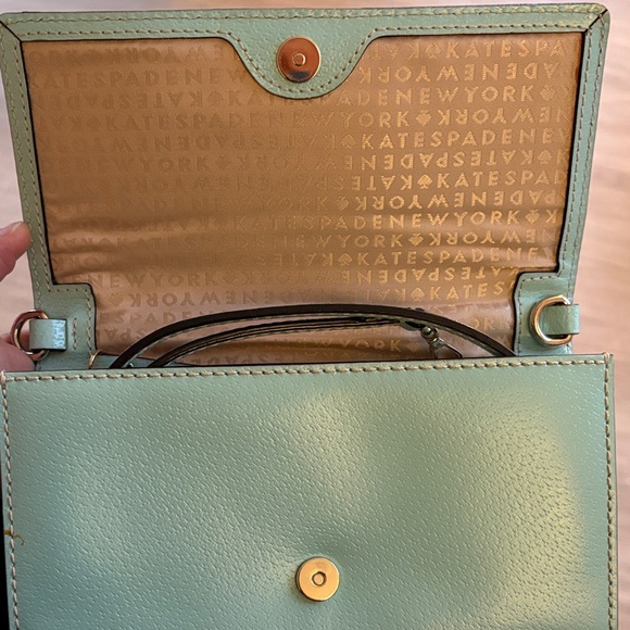 Kate Spade New York Wellesley Natalie Crossbody Purse • Spearmint • LIKE-NEW - Picture 8 of 10